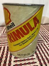 Lata de óleo de motor composta vazia 1 qt shell rimula comprar usado  Enviando para Brazil