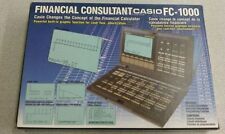 Usado, Calculadora Casio FC-1000 consultor financiero personal programable vintage rara segunda mano  Embacar hacia Argentina