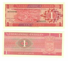 1970 Netherlands Antilles P20 1 Gulden Banknote UNC na sprzedaż  Wysyłka do Poland