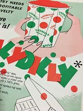 Usado, 1953 Lily Tulip Cup Trade Print Ad Lilydilly Ice Cream Squeeze Vintage Novidade comprar usado  Enviando para Brazil