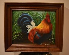 Oil painting rooster for sale  West Jefferson