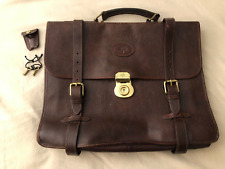 work leather briefcase bag for sale  Bridgehampton