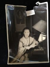 #10886 Japonés Vintage Foto 1940s / Woman Hermoso Kimono Escritorio Luz segunda mano  Embacar hacia Argentina