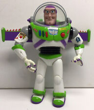 Figura parlante de 12" Toy Story Buzz Lightyear sonidos ligeros en español e inglés funciona segunda mano  Embacar hacia Argentina