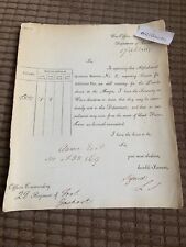 War office letter for sale  HOCKLEY