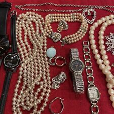 Lote de varios relojes y joyas para uso/piezas/artesanías segunda mano  Embacar hacia Mexico