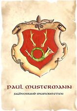 Wappen jäger waidmann gebraucht kaufen  Bad Nenndorf