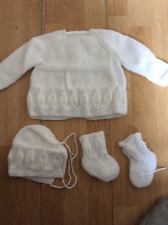 Baby hand knitted for sale  PERTH