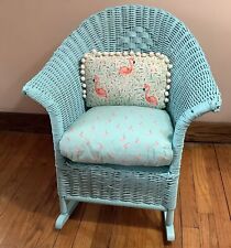 s child chair wicker rocking for sale  Columbiana