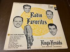 Kings Heralds & Del Delker~Favoritos de radio~10" LP~Capilla~RARO GOSPEL VOCAL~Xian segunda mano  Embacar hacia Argentina