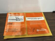 FABRICANTE DE EQUIPOS ORIGINALES HUSQVARNA 242 OPERADORES DE MOTOSIERRA / MANUAL DE SEGURIDAD Inglés Francés Alemán... segunda mano  Embacar hacia Argentina