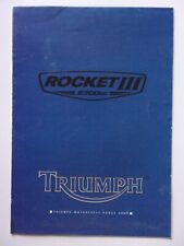 Triumph motorcycles orig for sale  BENFLEET