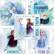 Pegatinas Frozen x 5 - Favores de fiesta de cumpleaños suministros de botín Frozen 2 películas Elsa segunda mano  Embacar hacia Argentina