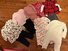 Carters 0-3 lote de 10 roupas de bebê menina roupas fofas rosa Osh Kosh comprar usado  Enviando para Brazil