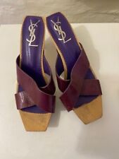 Ysl burgundy patent for sale  PETERSFIELD