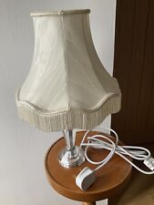 Cream tassled lampshade for sale  BRAINTREE