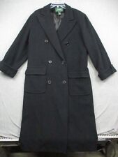 wool coat black full length for sale  Springville