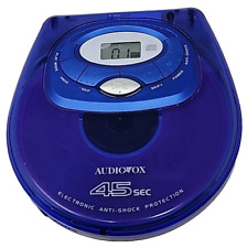 Usado, CD player portátil Audiovox. Modelo DM8905 45B azul 45 segundos funcionando comprar usado  Enviando para Brazil
