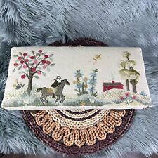 Vintage embroidered needlepoin for sale  Laconia