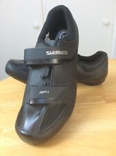 SHIMANO RP1 BLACK ROAD SHOES WITH CLEATS  SIZE 9.5  for sale  Shipping to South Africa