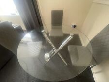 Glass dining table for sale  BIRMINGHAM