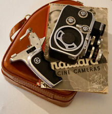 Bolex Paillard B8L 8mm cine camera, 5.5mm & 12.5mm lenses, case, grip & booklet  for sale  HYTHE