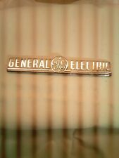 Placa de identificação com logotipo General Electric GE metal cromado esferográfica geladeira comprar usado  Enviando para Brazil