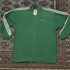 Camiseta Adidas Mangas Largas Para Hombre L Verde Clásico Brazo Blanco 3 Rayas Años 90 De Colección segunda mano  Embacar hacia Argentina