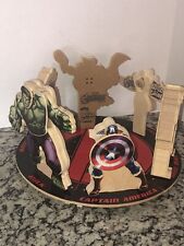 Conjunto completo -6- Construa e cresça Marvel Avengers Hulk Homem de Ferro Falcão Thor comprar usado  Enviando para Brazil