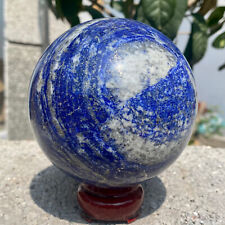 Bola de cristal esfera de cuarzo lapislázuli natural de 2,68 lb curación Reiki segunda mano  Embacar hacia Mexico