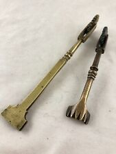 Two antique brass for sale  BIGGAR