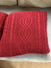 Red cable knit for sale  ANNAN