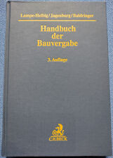 Handbuch bauvergabe lampe gebraucht kaufen  Hamburg
