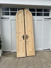Wood doors arched for sale  Glen Ellyn