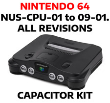 Usado, Kit de capacitores/tampa Nintendo 64 recapitulação todas as regiões Reino Unido EUA UE Japão kit de reparo comprar usado  Enviando para Brazil