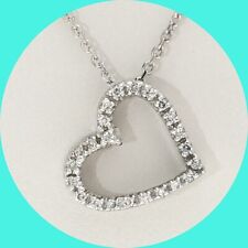 Diamond heart pendant for sale  East Meadow