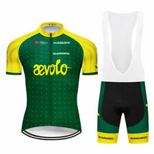 Usado, Conjunto de uniformes masculinos verdes de jersey de ciclismo MTB respirável roupas de bicicleta comprar usado  Enviando para Brazil