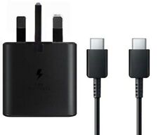 Adaptador carregador original Samsung super rápido 25W e cabo USB-C para USB-C S10 S20, usado comprar usado  Enviando para Brazil