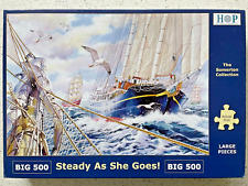 House of Puzzles BIG 500 Large-piece Deluxe Jigsaw Puzzle- "Steady As She Goes!" for sale  Shipping to South Africa