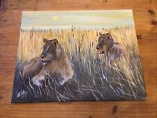 lion painting for sale  COVENTRY