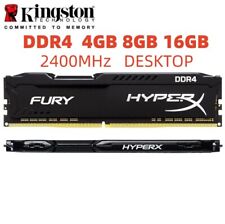 Memoria RAM de escritorio HyperX FURY DDR4 8 GB 16 GB 4 GB 32 GB 2400 MHz PC4-19200 DIMM 288, usado segunda mano  Embacar hacia Argentina
