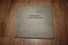 Schubert winterreise gramophon for sale  GLASGOW