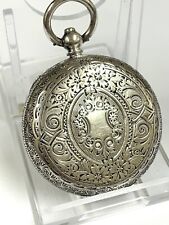 Antigo relógio de bolso feminino prata funcionando, por favor, olhe 👀 comprar usado  Enviando para Brazil