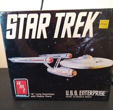 Usado, Kit de modelo de nave espacial AMT #6676 Star Trek USS Enterprise novo na caixa comprar usado  Enviando para Brazil