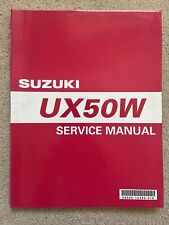 Suzuki ux50w service for sale  UK