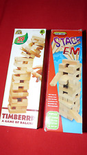 Wood block stacking for sale  LISKEARD