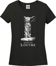 Camiseta para damas Museo del Louvre París Francia Victoria alada Calce Missy (S-3X) segunda mano  Embacar hacia Argentina