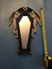Espelho de parede caixão gótico alquimia caveira macabra, usado comprar usado  Enviando para Brazil