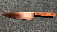 Cuchillo de chef Sharp 1920 8" mango de madera dura de colección hecho en EE. UU. segunda mano  Embacar hacia Mexico