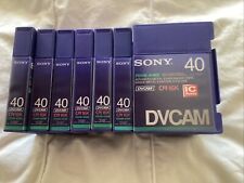 Sony dvcam tapes for sale  EDINBURGH